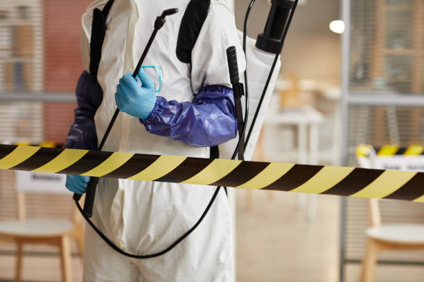 Professional Trauma Scene Cleanup technician working in Red Cloud, NE